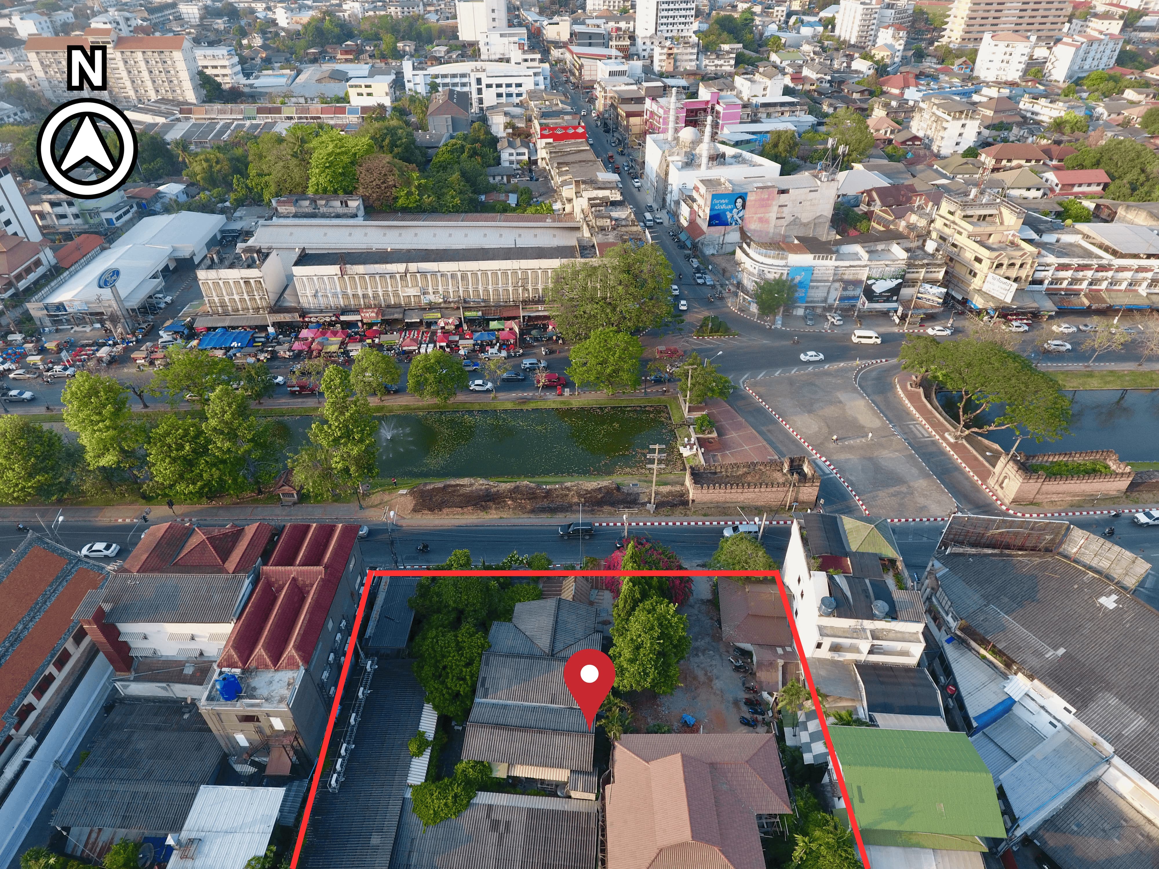 Chiang Mai Prime Land Aerial View 2